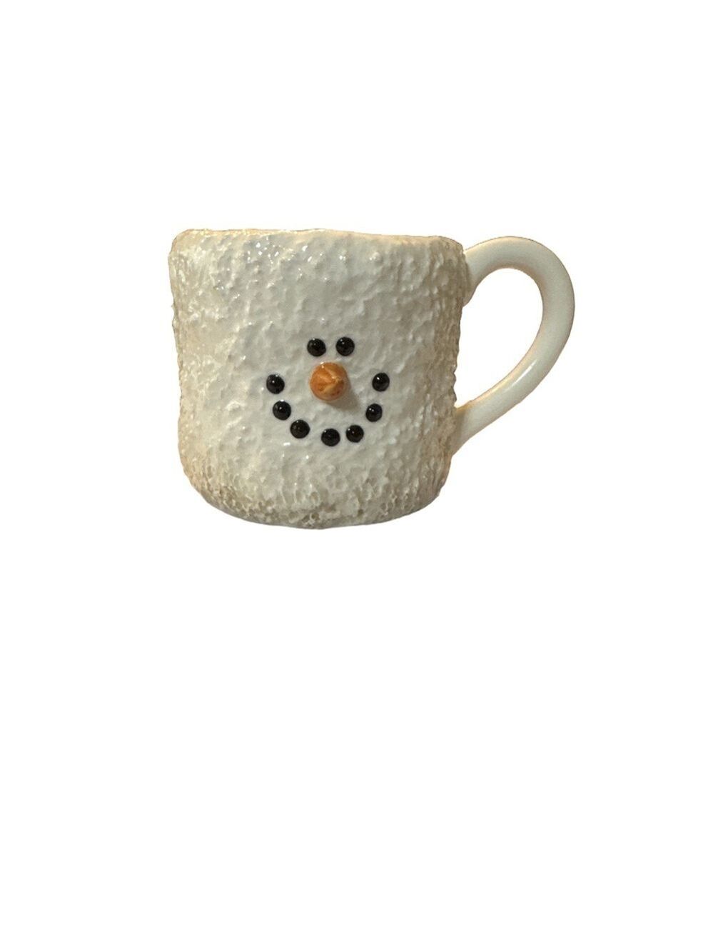 The Original S'mores Snowman Textured Mug